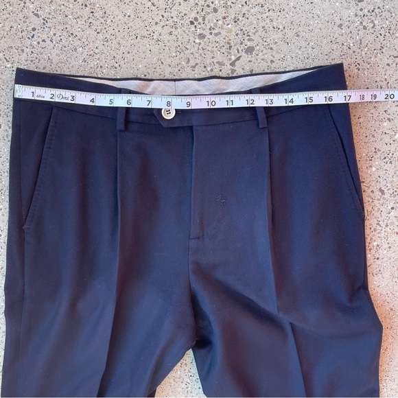 BRUNELLO CUCINELLI Men’s Navy Blue Wool Pants US 32 Italian 48 - Picture 6 of 13